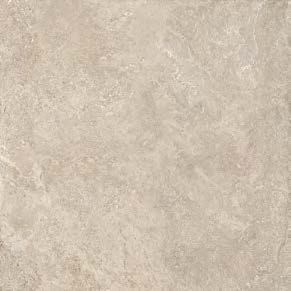 Quadratische beige Keramikfliese mit natürlicher Steinoptik